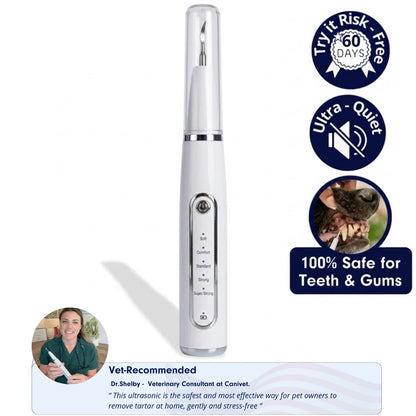 Canivet Kit - Silent Ultrasonic Plaque & Tartar Remover for dogs (99,90)
