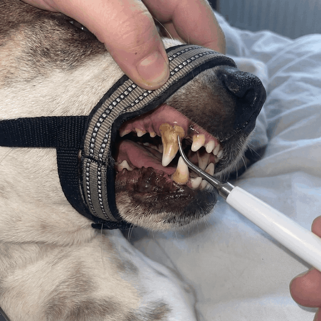 Dog Dental Cleaning Strap (Bite Blocker)
