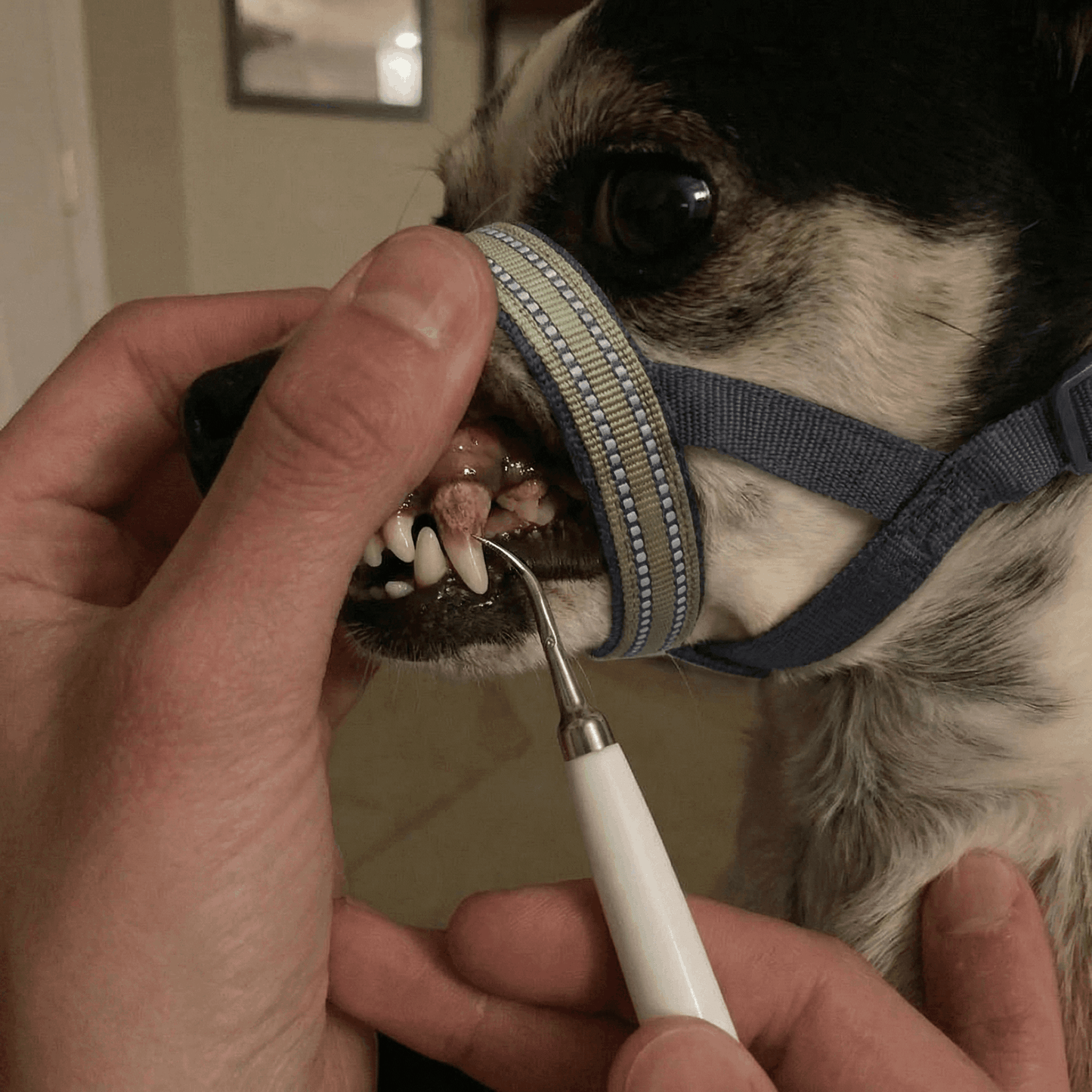 Dog Dental Cleaning Strap (Bite Blocker)